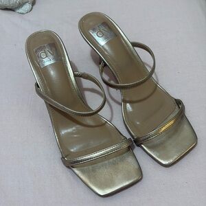 Dolce Vita Gold Strappy Heels – Size 8 (Worn Once)